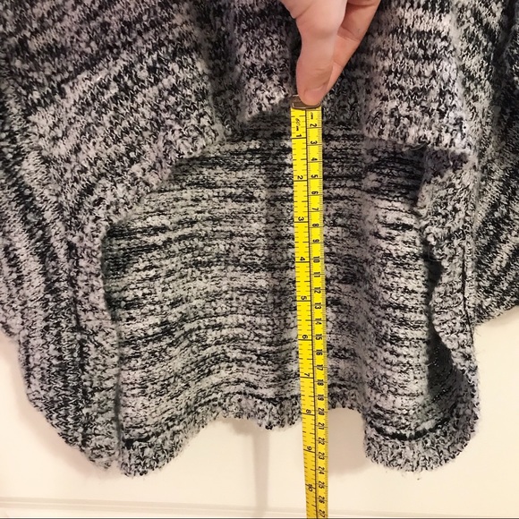 Xhilaration Gray and Black Cowl Neck Sweater - Picture 5 of 5